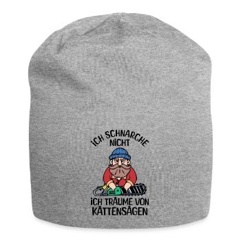 Scie de bois sciure de bois Woodland Lumberjack déclaration - Bonnet en jersey - gris chiné - Devant
