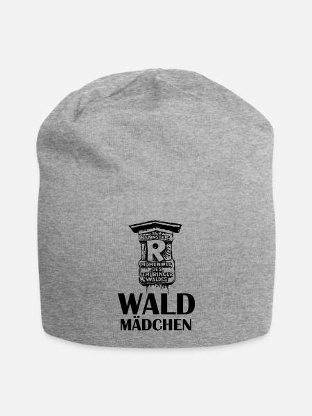 Wald Mädchen Rennsteig - Jersey-Beanie - Grau meliert