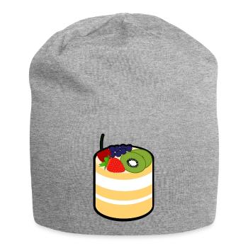 Gâteau - Bonnet en jersey - gris chiné - Devant