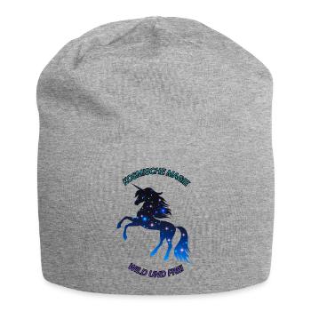 Cosmic Unicorn - Jersey Beanie - heather grey - Front