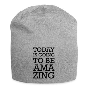 Amazing & Legendary – Statement für HIMYM-Fans - Jersey-Beanie - Grau meliert - Vorne