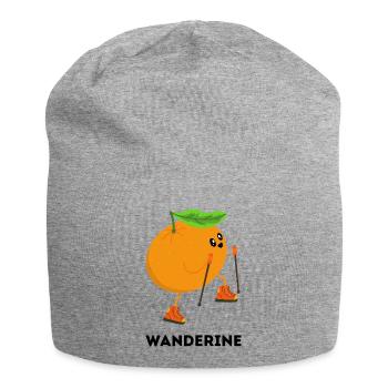 Wanderine – Mandarine in Wanderoutfit - Jersey-Beanie - Grau meliert - Vorne