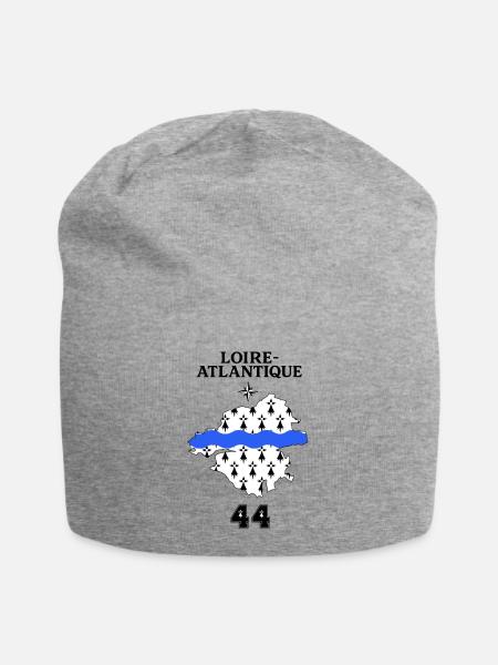 Loire Atlantique 44 - Jersey Beanie - heather grey