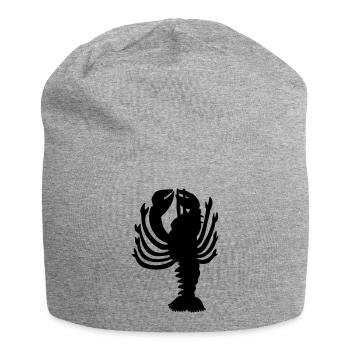 Hummer - Jersey-Beanie - Grau meliert - Vorne