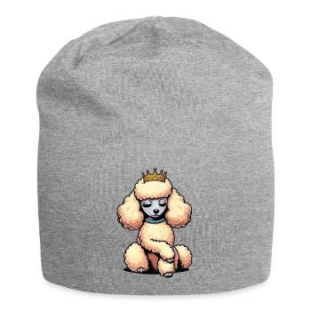 Poodle Poodle Owner Poodle Lover Poodle Dog - Jersey Beanie - heather grey - Front
