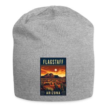 Explore Scenic Beauty of Flagstaff in Arizona - Jersey Beanie - heather grey - Front