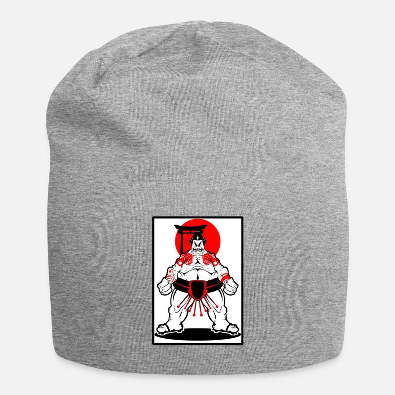 Guerrier du sumo - Bonnet en jersey - gris chiné