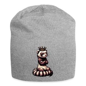 ferret ferret holder ferret owner - Jersey Beanie - heather grey - Front