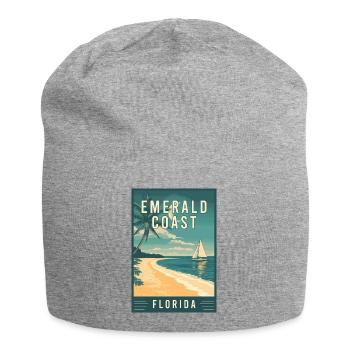 Découvrez la magnifique Côte d’Émeraude en Floride - Bonnet en jersey - gris chiné - Devant