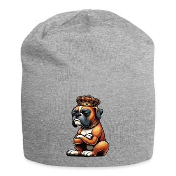 Boxer Boxer Porte-boxeurs Boxer Chien Boxer Propriétaire de boxer Fan boxer - Bonnet en jersey - gris chiné - Devant