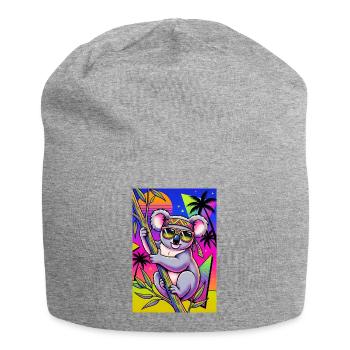 Koala - Jersey-Beanie - Grau meliert - Vorne