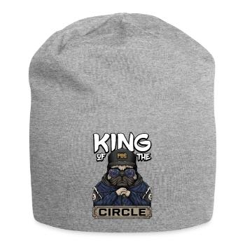Roi du Cercle Carlin Refroidisseur - Bonnet en jersey - gris chiné - Devant