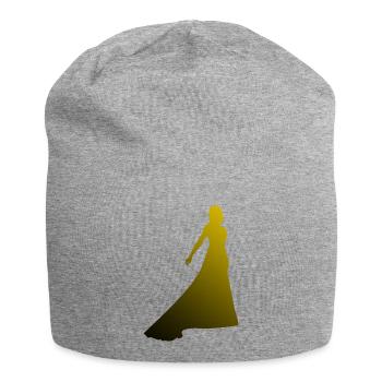 Hochzeit - Jersey-Beanie - Grau meliert - Vorne