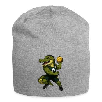 Krokodil Powerwurf 15 - Jersey-Beanie - Grau meliert - Vorne