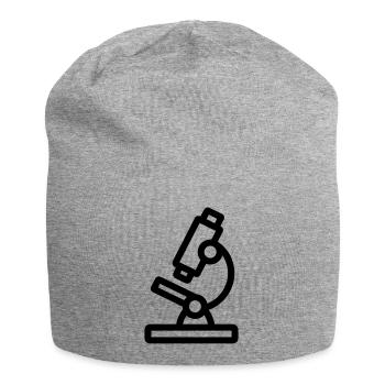 Mikroskop - Jersey-Beanie - Grau meliert - Vorne
