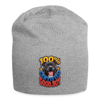 Staffordshire Bull Terrier - Jersey Beanie - heather grey - Front