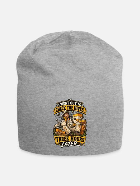 Beekeeper Hive Check - Jersey-Beanie - Grau meliert