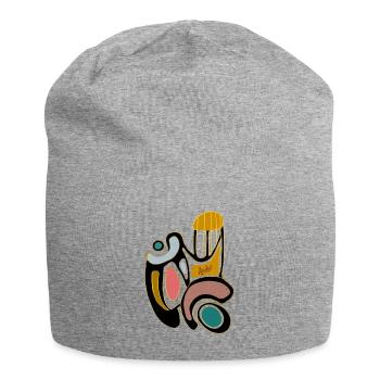 minimalist - Jersey-Beanie - Grau meliert - Vorne