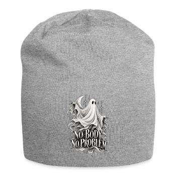 No Body No Problem Geistdesign - Jersey-Beanie - Grau meliert - Vorne