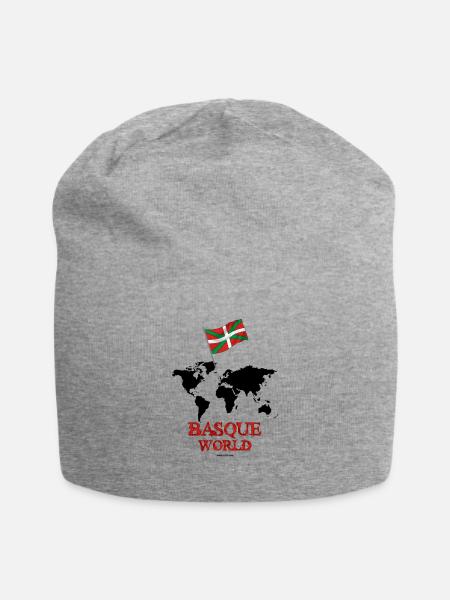 Basque World - Bonnet en jersey - gris chiné