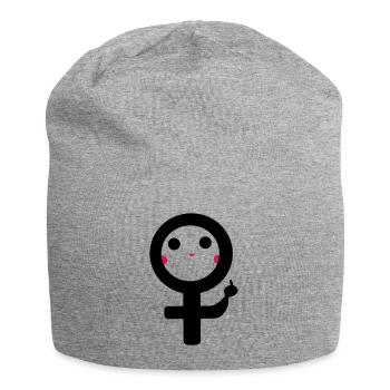 Wife - Jersey Beanie - heather grey - Front