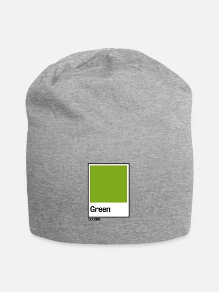 COLORS Green - Jersey-Beanie - Grau meliert