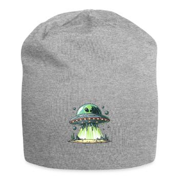 UFO Lands - Jersey Beanie - heather grey - Front