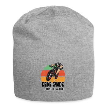 Fahrradfahrer Kurierfahrer Kurierfahrerin Waden - Jersey-Beanie - Grau meliert - Vorne
