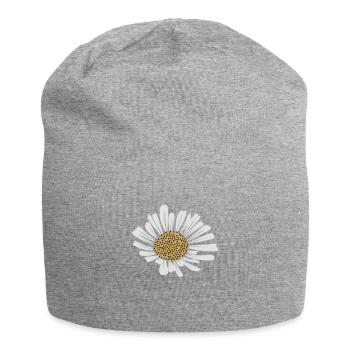 Marguerite - Bonnet en jersey - gris chiné - Devant