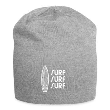 Surf Surf SUrf - Jersey Beanie - heather grey - Front