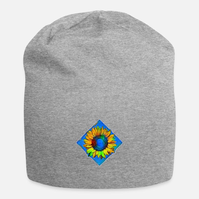 Tournesol - Bonnet en jersey - gris chiné