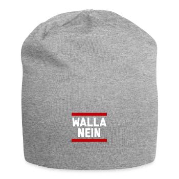 WALLA NEIN - Jersey-Beanie - Grau meliert - Vorne