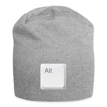 11 o keyboard alt key - Jersey Beanie - heather grey - Front