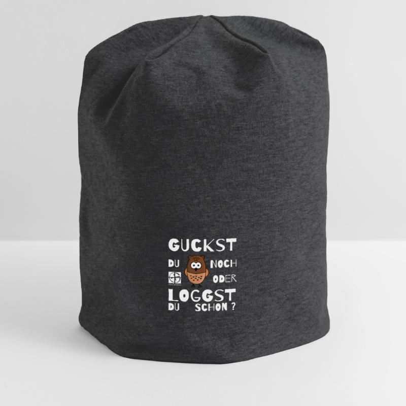 GEOCACHING - Guckst Du noch oder loggst du schon ? Jersey-Beanie