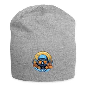 Taucher - Jersey-Beanie - Grau meliert - Vorne