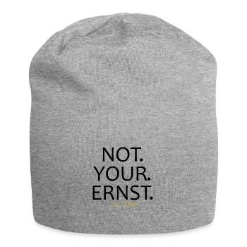 Entschuldigung Not your ernst - Jersey-Beanie - Grau meliert - Vorne