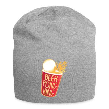 Beerpong - Jersey-Beanie - Grau meliert - Vorne