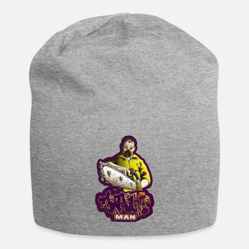 Saw Man - Bonnet en jersey - gris chiné