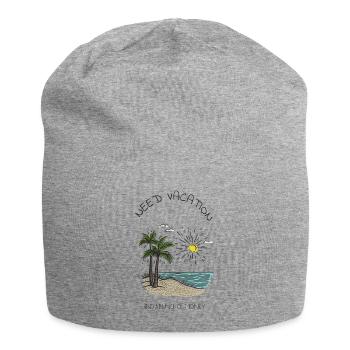 Need Vacation - Jersey Beanie - heather grey - Front