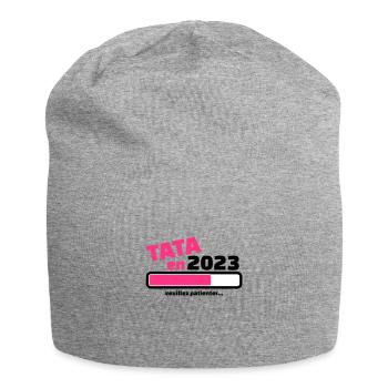 tata en 2023 veuillez patienter - Bonnet en jersey - gris chiné - Devant