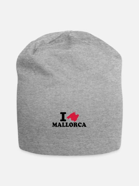 Mallorca - Jersey-Beanie - Grau meliert