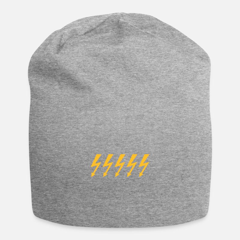 Blitz - Jersey-Beanie - Grau meliert