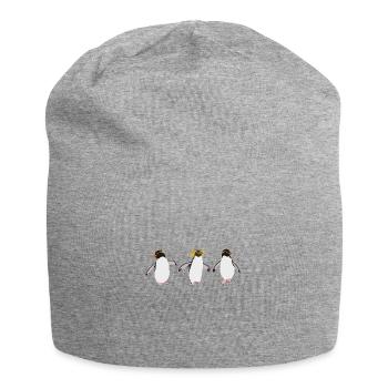 Penguins Rock jumping (trio) - Bonnet en jersey - gris chiné - Devant