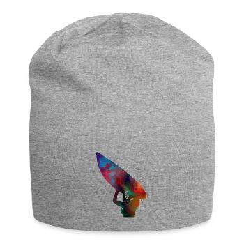 Surfer sport art #surfer #sport - Bonnet en jersey - gris chiné - Devant