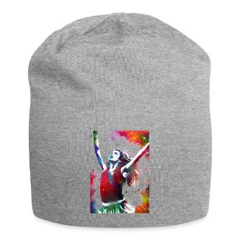 Cheerleader sport art #cheerleader - Bonnet en jersey - gris chiné - Devant