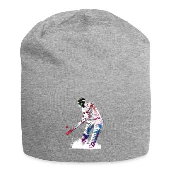 Cricket-Sportkunst #cricket - Jersey-Beanie - Grau meliert - Vorne