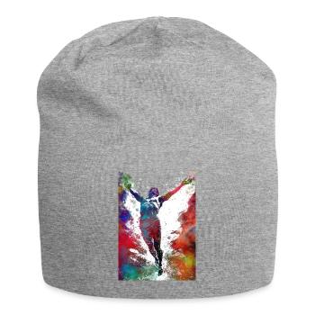 Vers la surface de l’eau #sport - Bonnet en jersey - gris chiné - Devant