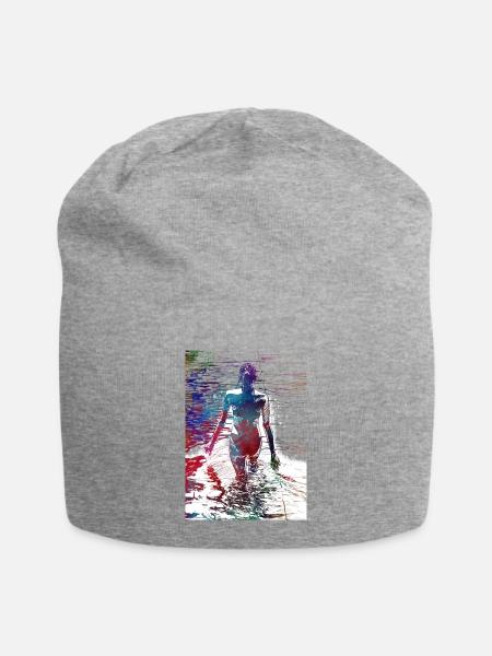 Schwimmsport #swimmer #sport - Jersey-Beanie - Grau meliert