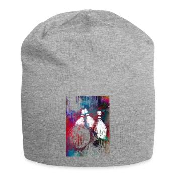 Bowlingsport Kunst #bowling #sport - Jersey-Beanie - Grau meliert - Vorne