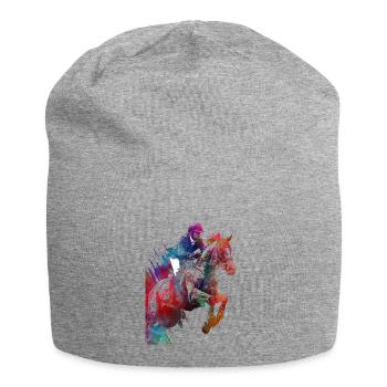 Horse Rider #rider #horse #sport - Jersey Beanie - heather grey - Front